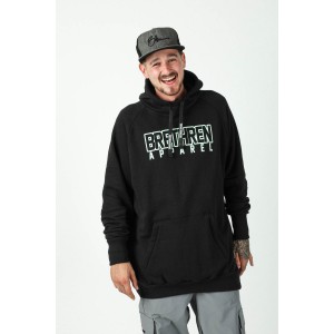 BRETHREN APPAREL SHREDDUH HOODIE 2.0 - HALLMARK/BLACK