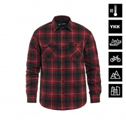 HORSEFEATHERS DOUGH INSULATED SHIRT - CAMICIA IN TESSUTO TECNICO - REDWOOD