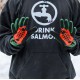 SALMON ARMS SPRING GLOVES - GREEN