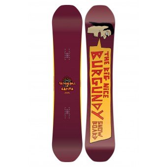 CAPITA THE BIG NICE BURGUNDY SNOWBOARD